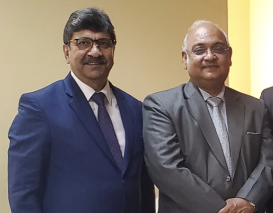 Dr. Naveen Rattan Adv with Hon'ble Mr. Justice Dinesh Maheshwari Former Judge of Hon'ble Supreme Court of India